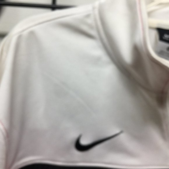 Nike Warm Up Jacket Medium Dri-Fit Red White Black - Picture 5 of 9